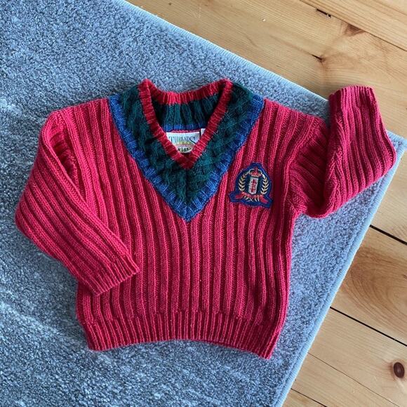 Vintage 90s Threads Clothing for Kids Sweater 4T - Picture 1 of 10